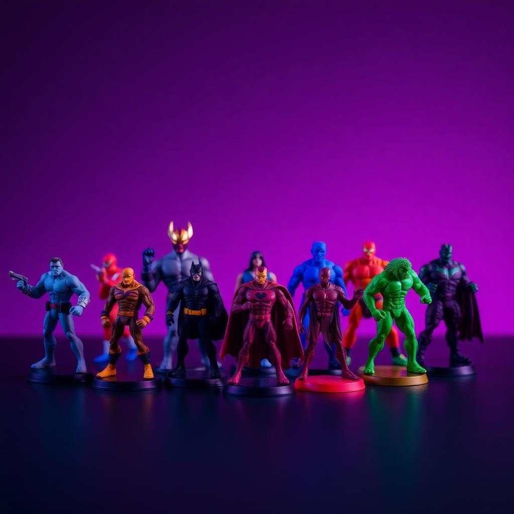 Coleção Action Figures